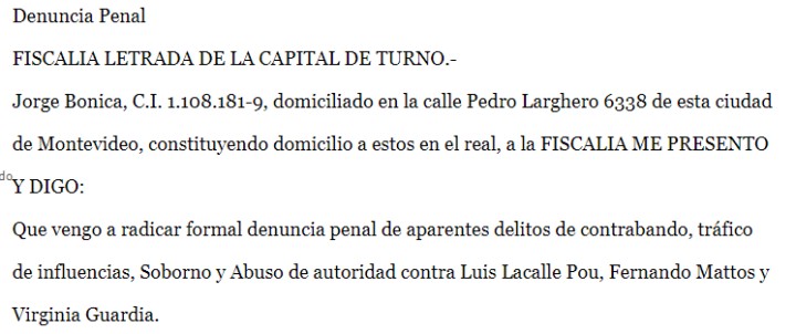 Jorge Bonica: "Lacalle Pou no era la mejor opción pero era el que podía sacar al Frente Amplio después de 15 años"