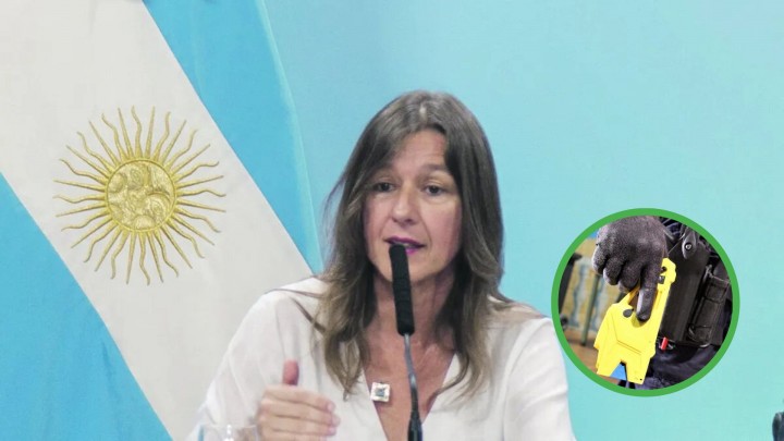 Sabina Frederic: “La discusión no es Taser si o Taser no sino cómo”