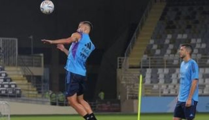 La Selección realizó el primer entrenamiento en tierras Qataríes