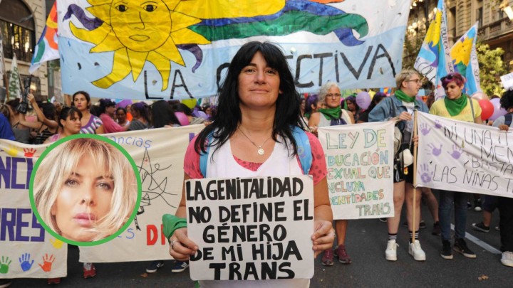 "Hoy deseo que mi hija juegue, que sea niña, hoy milito yo por sus derechos"