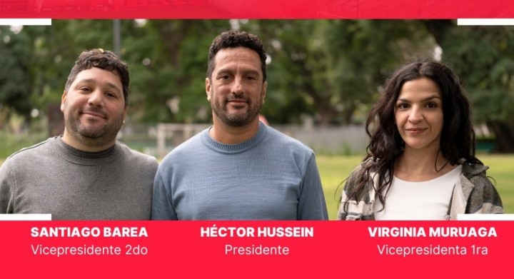 Héctor Hussein: "Vamos con nuestra lucha propia de profesionalizar las áreas y la gente de Huracán nos cree"