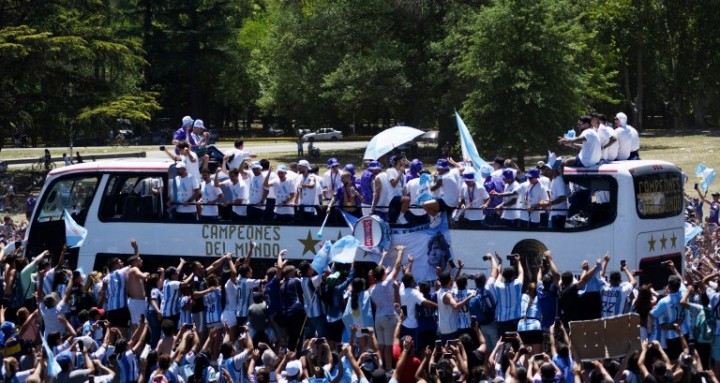 Hubo unos 30 heridos durante los festejos de la Selección